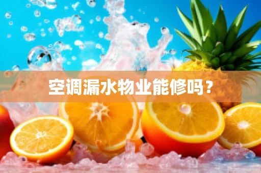 空调漏水物业能修吗？