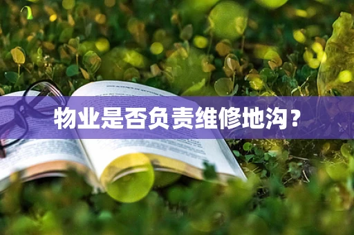 物业是否负责维修地沟？