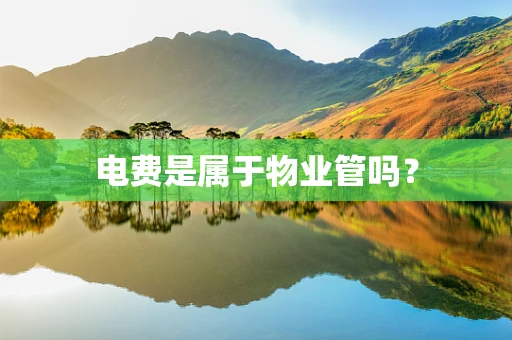 电费是属于物业管吗？
