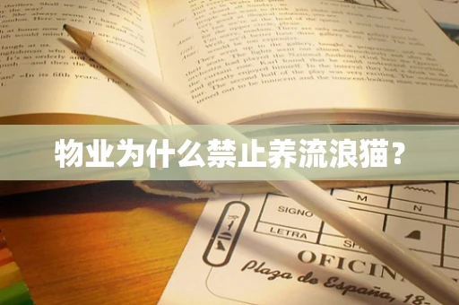 物业为什么禁止养流浪猫？