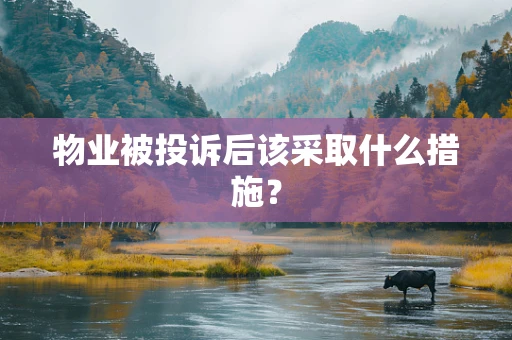 物业被投诉后该采取什么措施？