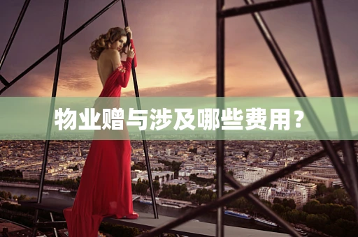 物业赠与涉及哪些费用？