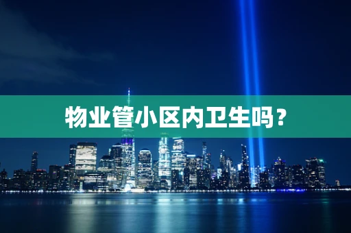 物业管小区内卫生吗？