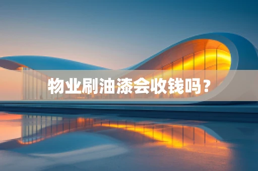 物业刷油漆会收钱吗？