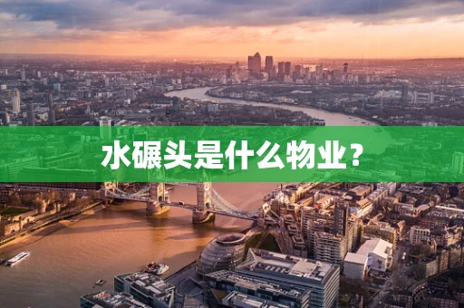 水碾头是什么物业？