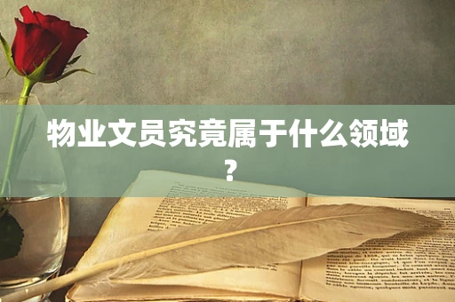 物业文员究竟属于什么领域？