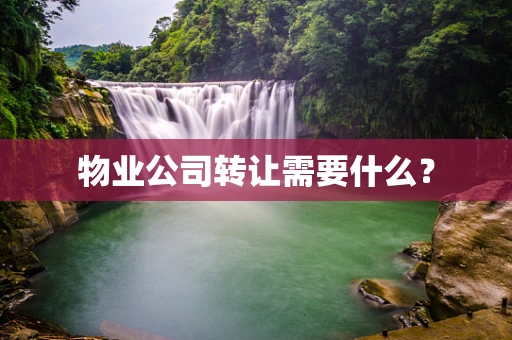 物业公司转让需要什么？