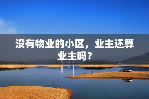 没有物业的小区，业主还算业主吗？