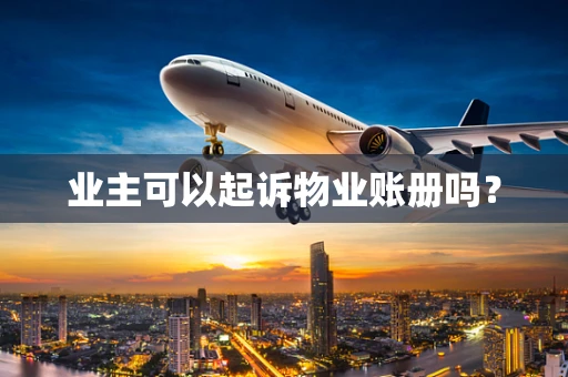 业主可以起诉物业账册吗？