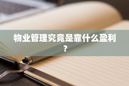 物业管理究竟是靠什么盈利？