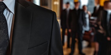 物业管家的西装都是黑色的吗？