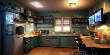 物业保安室可以做饭吗？