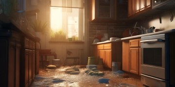 家里水倒灌该找物业吗？