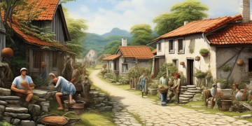 物业保安都是村民吗？