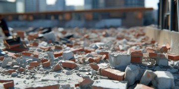 屋顶建筑垃圾物业会管吗？