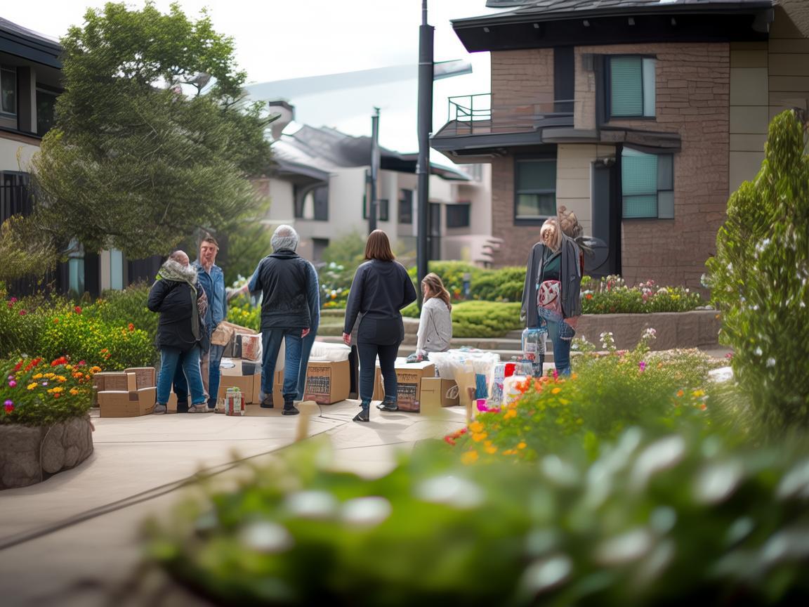 物业小区送物资合法吗？